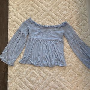 Off the shoulder long sleeve